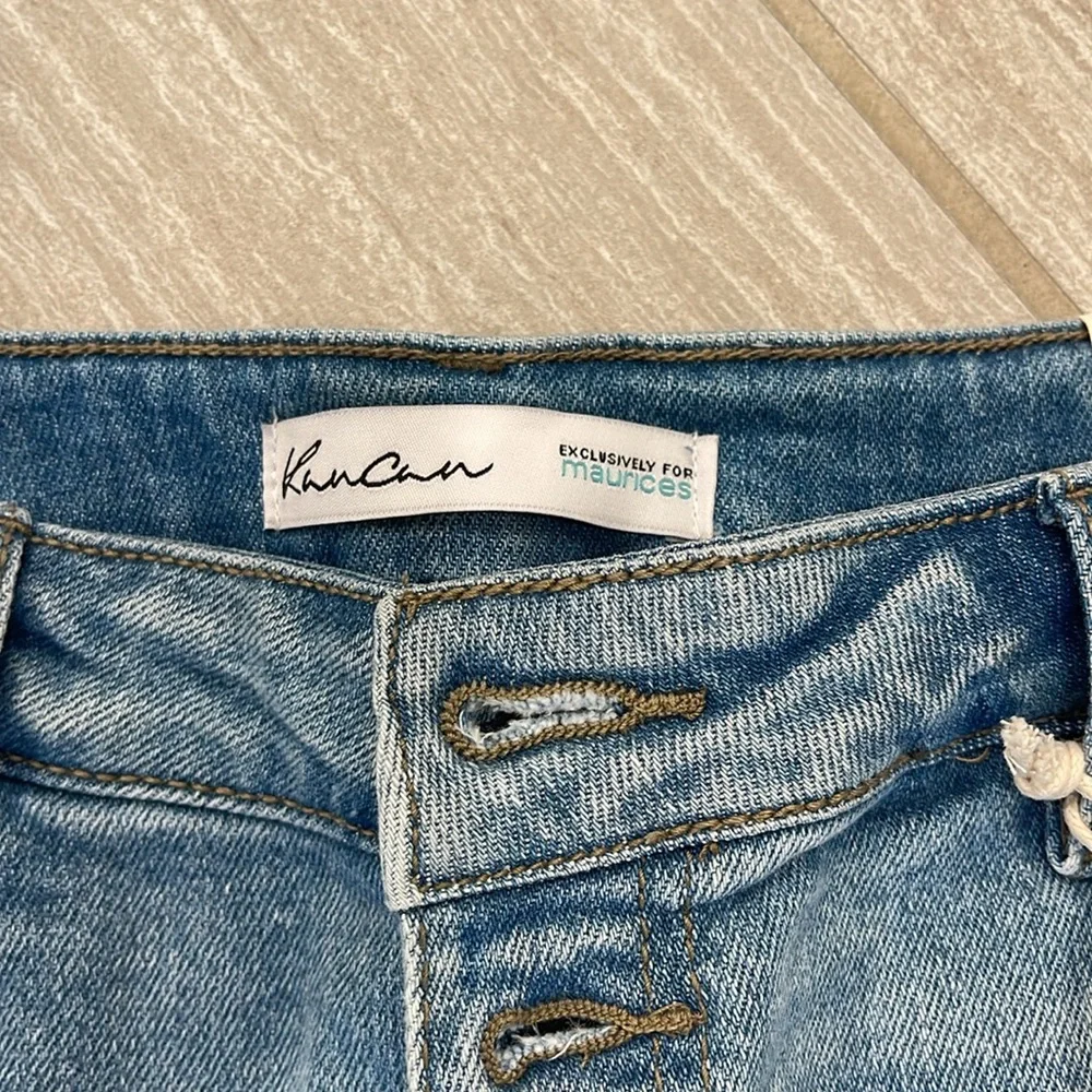 KanCan Women's Light Blue Jean Shorts - Picture 2 of 7